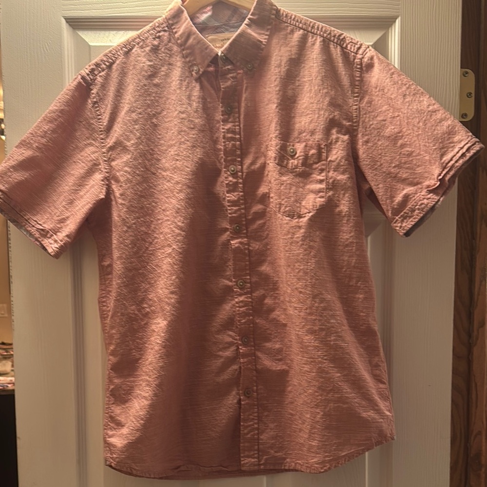 Weatherproof Men's Pink Button-Up Shirt
